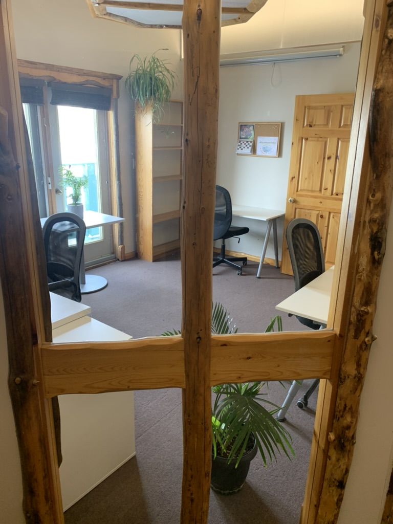 View into private office at The Corner Coworking Railway St